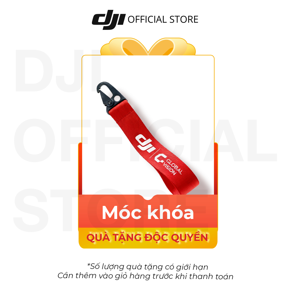 Móc khóa DJI màu đỏ