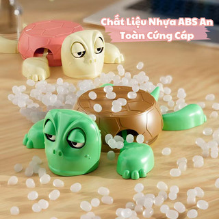 Đồ Chơi Đế Lót Ly Rùa Con Biểu Cảm Hoảng Loạn - Đồ Decor Bàn Tiệc, Bàn Làm Việc Độc Đáo, Chất Liệu Nhựa ABS An Toàn