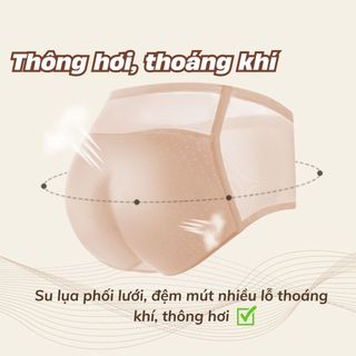 Quần độn mông su đúc mềm mại thoáng mát đệm mút 0.4cm nâng quả tròn đầy tự nhiên gợi cảm DEVARI 8562