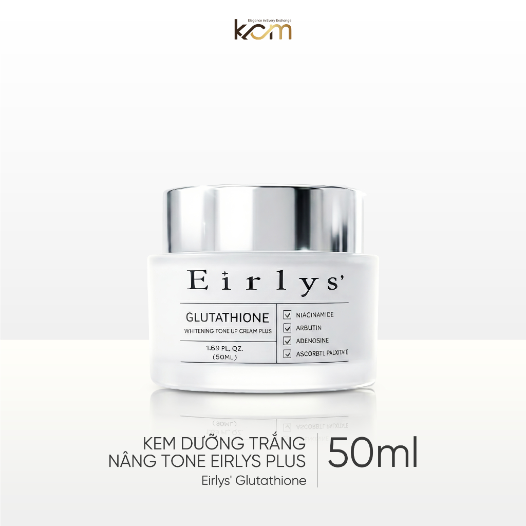 eirlys glutathione whitening tone up cream Kem dưỡng trắng giảm nám da Eirlys' Tone Up PrimeLabs research peptide