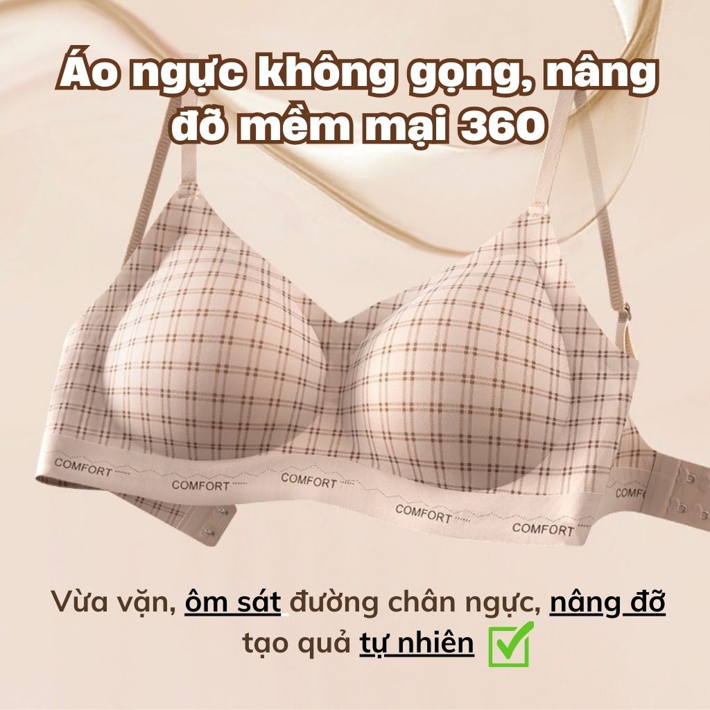 Áo ngực nữ su đúc cao cấp không gọng đệm mút 3D dày 1cm nâng quả tạo khe gợi cảm sexy LANIXA A3854