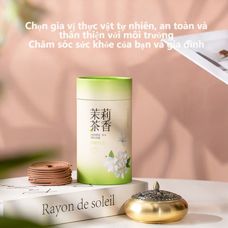 Hộp 120 Vòng Hương 4h Trầm Hương Đàn Hương Osmanthus Thơm Ngọt Khử Mùi Hương Thú Cưng Hương Thơm Lâu