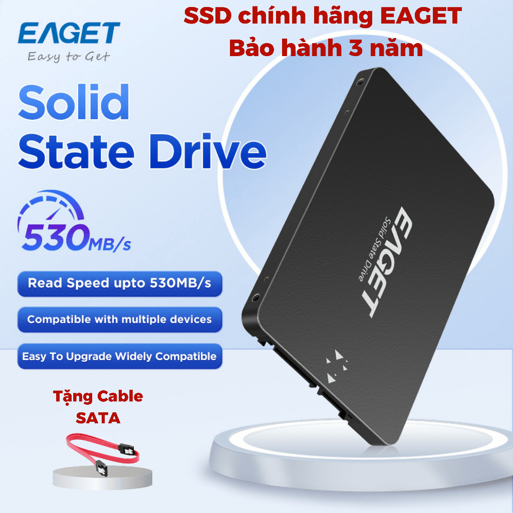 Ổ Cứng SSD 2.5in EAGET 480GB Chính Hãng - Tốc Độ Siêu Nhanh, Giá