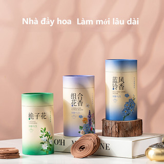 Hộp 120 Vòng Hương 4h Trầm Hương Đàn Hương Osmanthus Thơm Ngọt Khử Mùi Hương Thú Cưng Hương Thơm Lâu