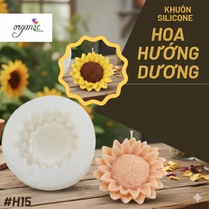 KHUÔN SILICONE HÌNH HOA HƯỚNG DƯƠNG (H15)