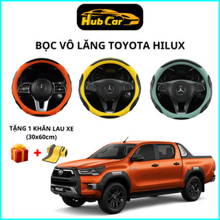 Bọc Vô Lăng Ô Tô Toyota Hilux Bọc Vô Lăng Carbon Cao Cấp Size38 Mang Lại Cảm Giác Chắc Tay Khi Lái