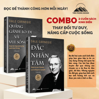 Combo Sách - Đắc Nhân Tâm + Quẳng Gánh Lo Đi Và Vui Sống - Khổ Lớn, Phiên Bản Đặc Biệt 2024