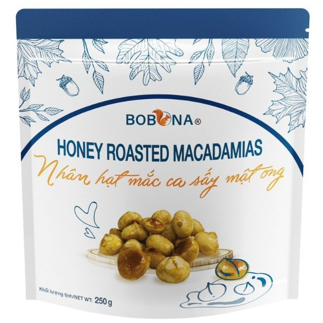 [MUA 1 TẶNG 1] Nhân Hạt Mắc Ca Sấy Mật Ong Túi250g/Hũ200g Vitala F&B Nguyên Hạt Mắc Ca Đăk Lăk Loại 1 Tiện Lợi Ăn Liền