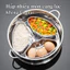 Khay hấp thức ăn hình cánh quạt bằng inox có nắp đậy 15.5x4.5cm