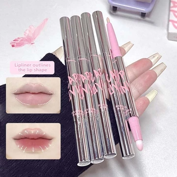 Bút kẻ viền môi Hai Đầu Cappuvini - Một đầu Cọ tán môi và một đầu chì kẻ viền môi