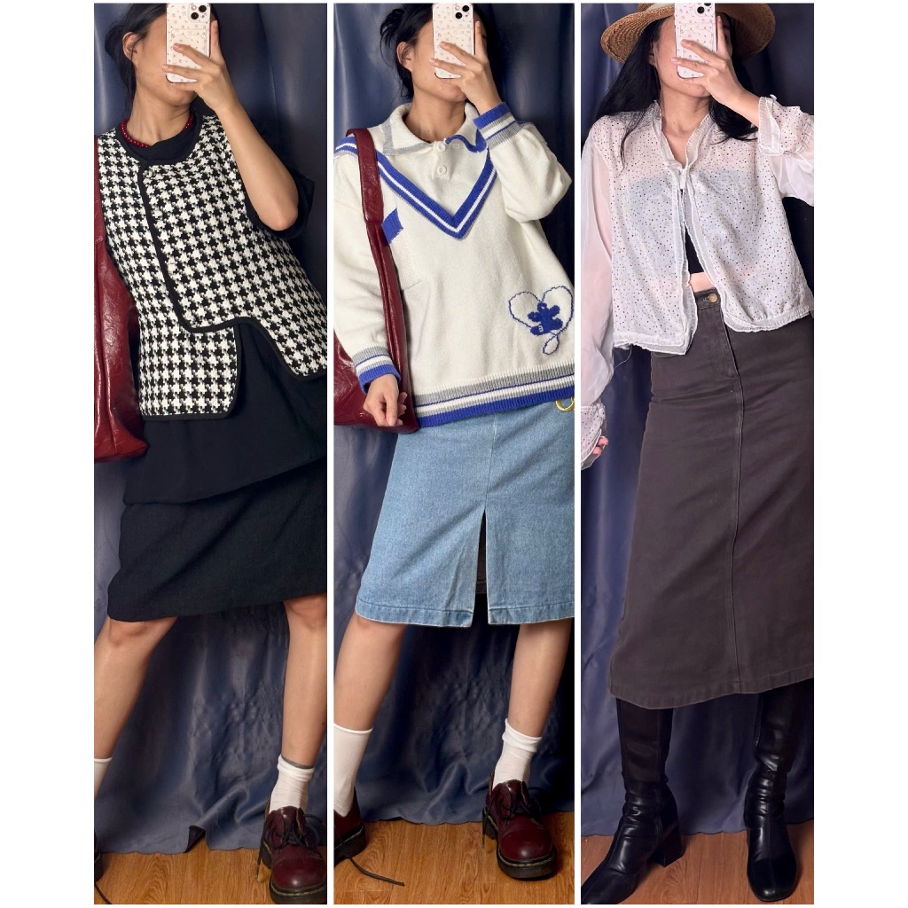 [update tháng 2.2026/ APRIL6 CLOTHING] Set đầm váy vintage nữ mix sẵn đa dạng phong cách, có tách lẻ