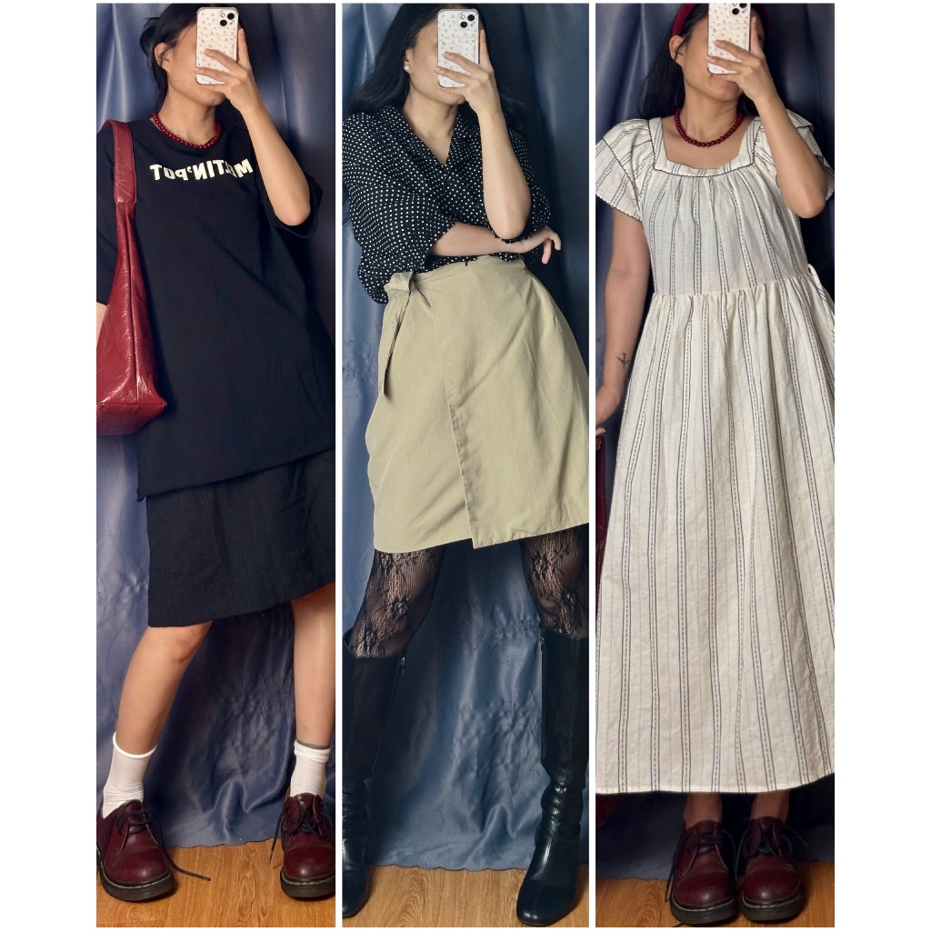 [update tháng 2.2026/ APRIL6 CLOTHING] Set đầm váy vintage nữ mix sẵn đa dạng phong cách, có tách lẻ