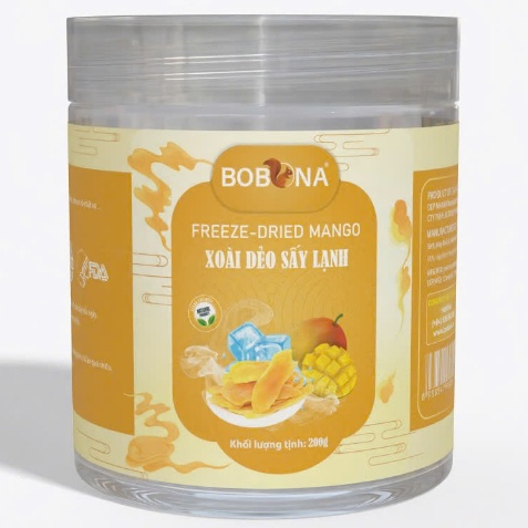 [MUA 1 TẶNG 1] Xoài Dẻo Sấy Lạnh Hũ 200g Vitala F&B Nguyên Miếng Chua Ngọt Vị Tự Nhiên Tiện Lợi Ăn Liền