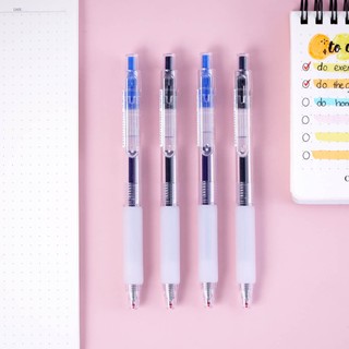 Bút Gel Bút Bi Nước Classmate  Ngòi 0.5mm Mực Xanh Đen Ra Đều, Viết Trơn Tru Thiết Kế Vỏ Trong Suốt GP110/112