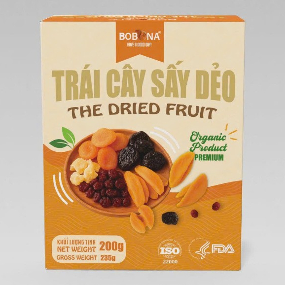 [MUA 1 TẶNG 1] Trái Cây Xoài Sấy Dẻo Hộp 200g Vitala F&B