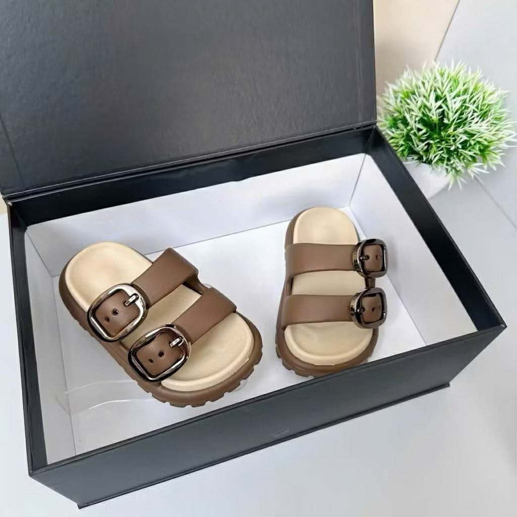 ( HÀNG CC ) Dép Lê 2 Quai Cho Bé Trai Bé Gái Đế 2 Lớp Chất Liệu EVA Nhẹ Thời Trang (Size 24-35)