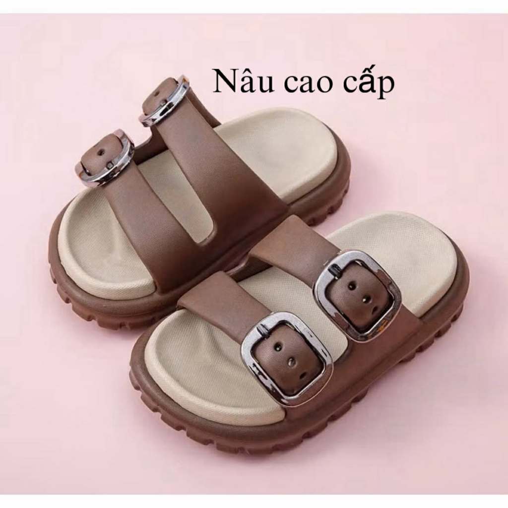 ( HÀNG CC ) Dép Lê 2 Quai Cho Bé Trai Bé Gái Đế 2 Lớp Chất Liệu EVA Nhẹ Thời Trang (Size 24-35)