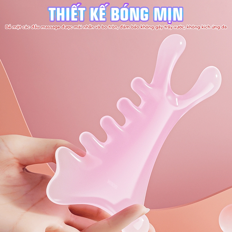 Dụng cụ massage đa năng Nikio NK-03C3 - Chải cơ ấn huyệt đạo chân tóc