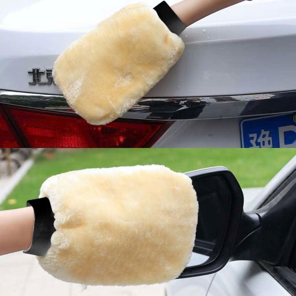 Găng Tay Rửa Xe Ô Tô Lông Nhung 2 Mặt Siêu Mềm – Bao Tay Lau Xe Chống Trầy Xước, Dùng Cho Ô Tô & Gia Đình