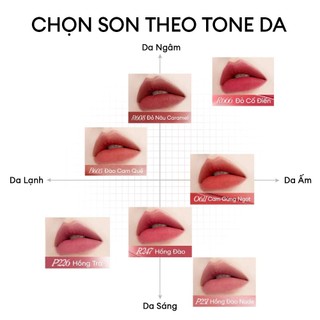 Son Kem Nhung Colorkey Airy Velvet Lip Lacquer Mịn Lì Mỏng Nhẹ Chính Hãng 2.5g - Bebeau