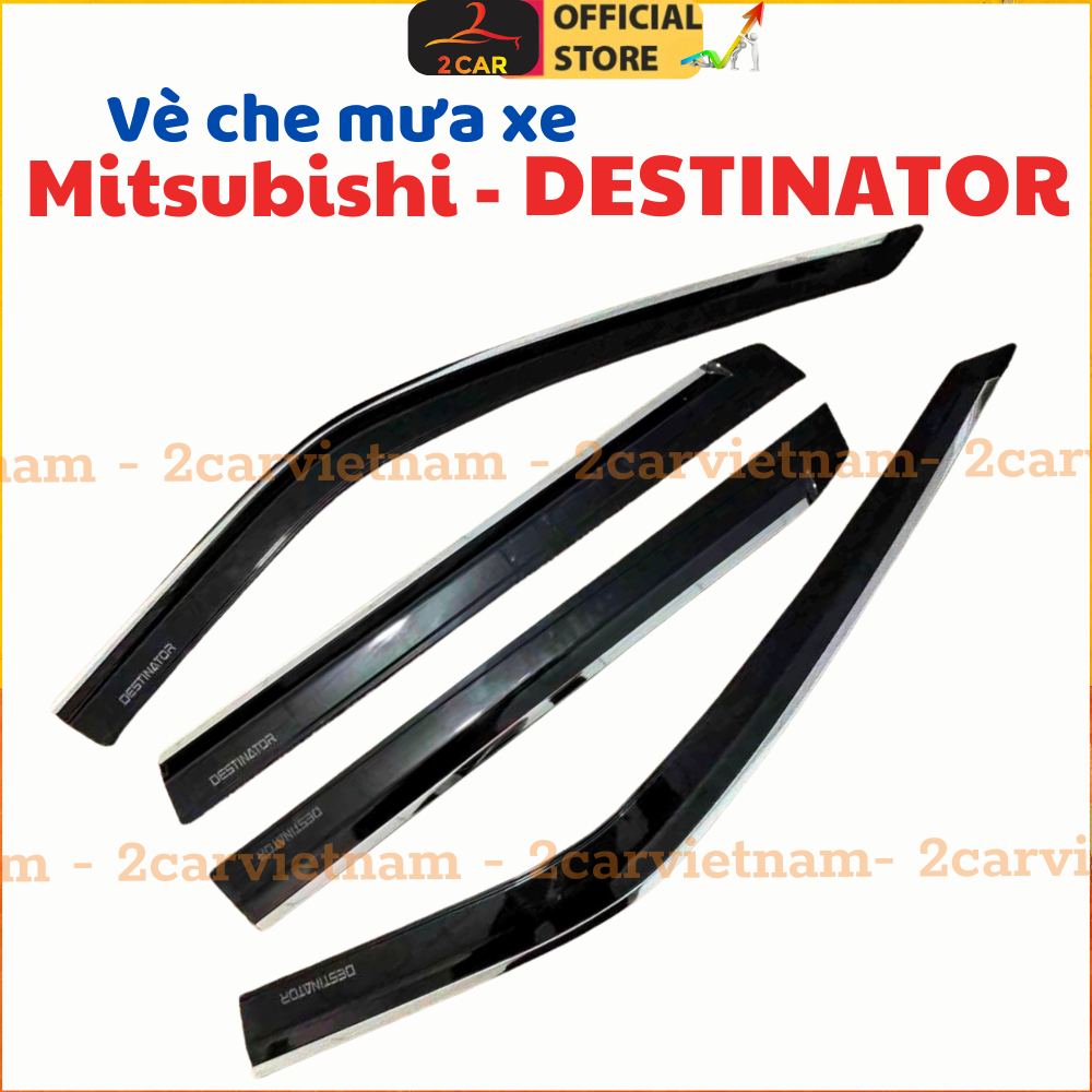Vè che mưa xe MITSUBISHI DESTINATOR - Hàng Nhựa ABS dày dặn cao cấp - Giá 1 bộ