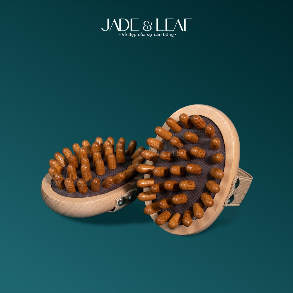 Dụng Cụ Massage Body Đa Năng Jade&Leaf, Giảm Nhức Mỏi Căng Thẳng Đau Cổ Vai Gáy Từ Gỗ Cao Cấp