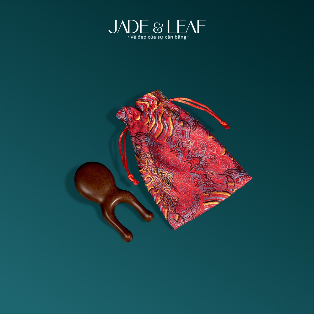 Dụng Cụ Massage Mặt Và Mắt Jade&Leaf, Gỗ Đàn Hương Cao Cấp, Nâng Cơ Mặt Giảm Mỏi Mắt Hiệu Quả