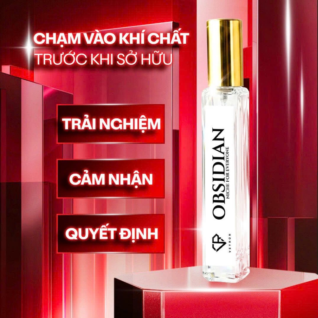 [CHÍNH HÃNG] Shimanto Veyron Obsidian 10ml Nước Hoa Nam Mini Lưu Hương 6-8h