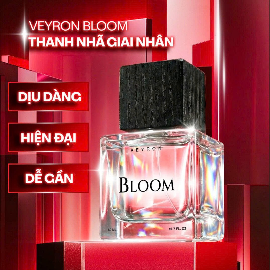 [Chính Hãng] Nước hoa nam SHIMANTO Veyron Bloom Fullsize 50ml [Mua 1 tặng 1 chiết 10ml]