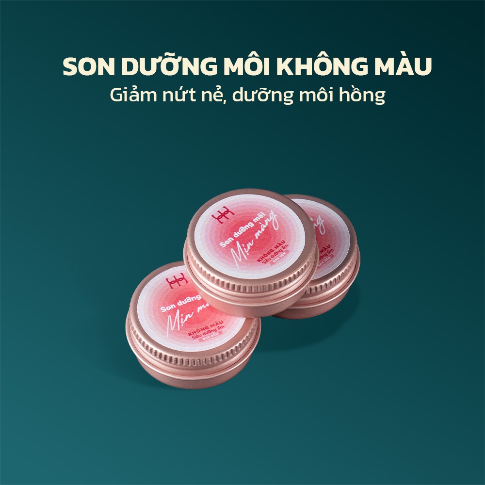 Son Dưỡng Môi Không Màu Jade&Leaf, Dành Cho Môi Khô Nứt nẻ, Làm Mềm Mịn Môi, Thành Phần Thiên Nhiên
