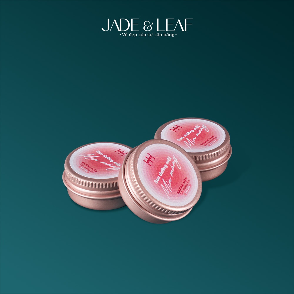 Son Dưỡng Môi Không Màu Jade&Leaf, Dành Cho Môi Khô Nứt nẻ, Làm Mềm Mịn Môi, Thành Phần Thiên Nhiên