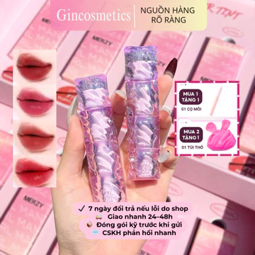 Son Mezy Water Fit Blur Tint Mịn Lì Bền Màu, Lì Nhẹ Môi, Full Bảng Màu