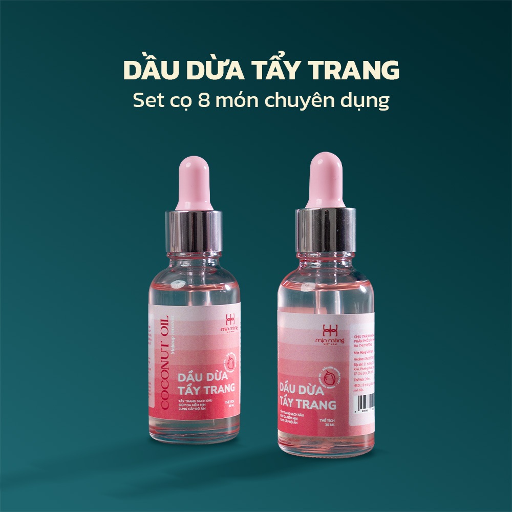 Tẩy Trang Dầu Dừa Jade&Leaf Chính Hãng, Dưỡng Ẩm Sạch Sâu Hạn Chế Mụn Ẩn Làm Chậm Quá Trình Lão Hóa
