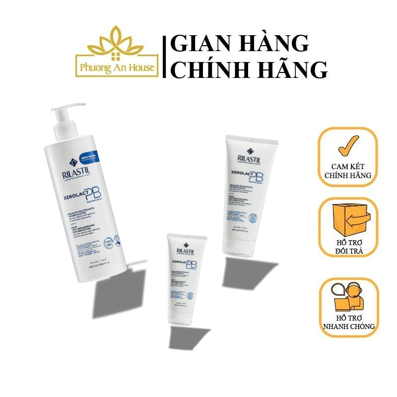 Kem Dưỡng Cấp Ẩm Giảm Mẩn Ngứa Rilastil Xerolact PB Balm - Phương An House