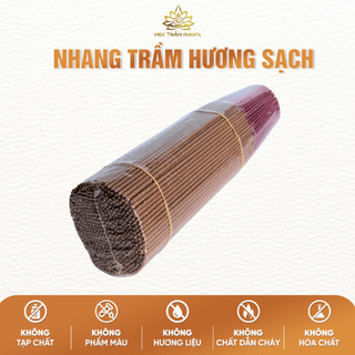 Nhang Tăm Thảo Mộc Sạch Tự Nhiên 500g 29cm Hương Quế Hương Trầm Dùng Thờ Cúng - Mộc Trầm Hương MTH