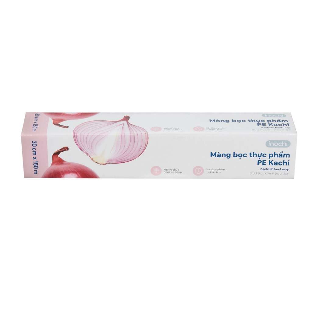 Màng bọc thực phẩm INOCHI nhựa PE an toàn, nhựa PVC nhiều kích thước, giúp bảo quản thực phẩm tươi ngon