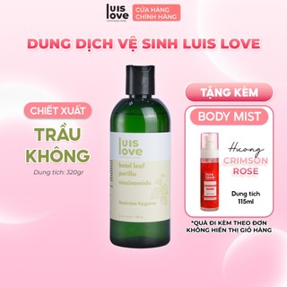 [TẶNG 1 BODYMIST ]DDVS trầu không, mần trầu Luislove giúp làm sạch nhẹ nhàng, cân bằng pH_320gr
