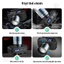 Đèn pin đội đầu zoom xa chống nước IPX5 Đèn đội đầu đi phượt 1000 lumen Hai pin lithium 4000mAh + Sạc USB