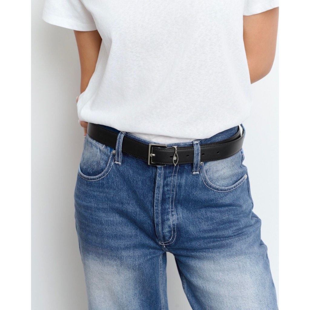 TheBlueTshirt - Thắt lưng / dây nịt chất liệu da PU bản 3cm dễ phối - The Belt