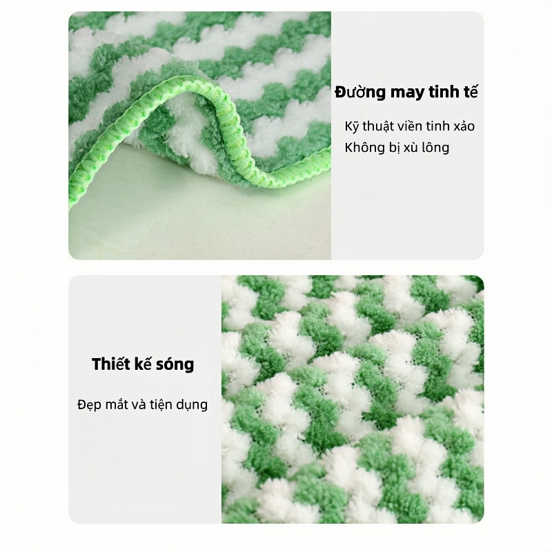 Khăn Lau Siêu Thấm Hút Nước Loại 1, Khăn Lau Chén Dĩa Làm Móng Luxury Towels Mềm Mại Thấm Hút Size 30x30cm