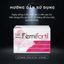 Combo 2 Viên Uống FEMIFORTIL Bổ Trứng, Vitamin & Axit folic Tăng Khả Năng Thụ Thai 60V