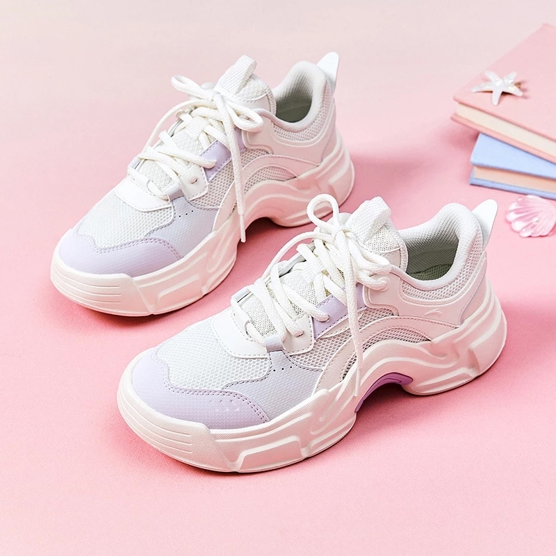 ANTA Giày sneaker thời trang thể thao nữ Bunny 9224B8821- GIÀY ĐI CHƠI đế cao 4-5cm