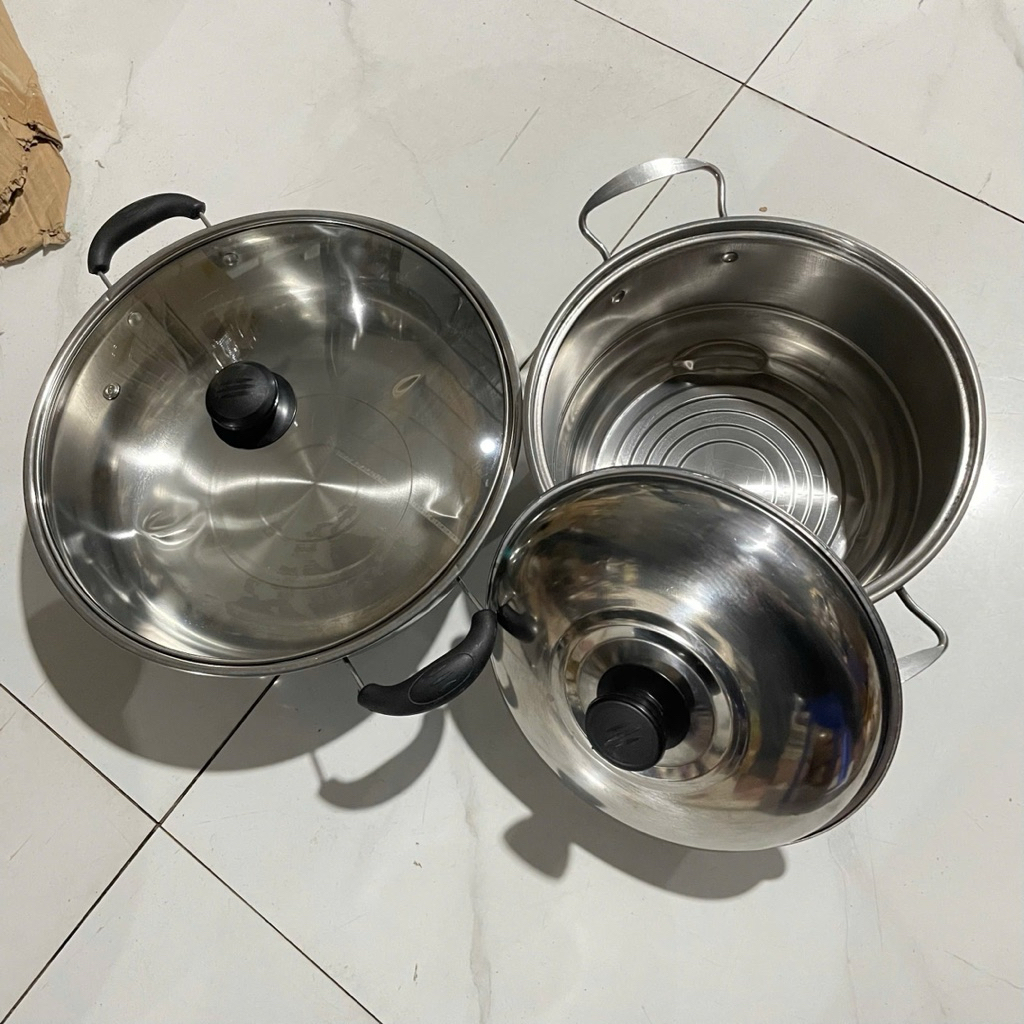 Nồi Inox, Nồi Bị Móp Dùng Được Cho Mọi Bếp | BigBuy360 - bigbuy360.vn