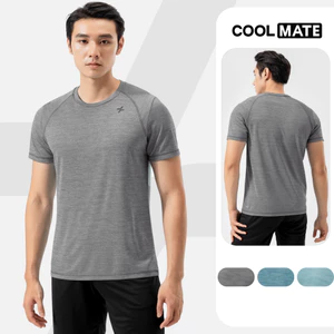 Áo thun thể thao Mesh Exdry thấm hút nhanh khô thoáng khí, áo đa năng tập gym, pickleball Coolmate