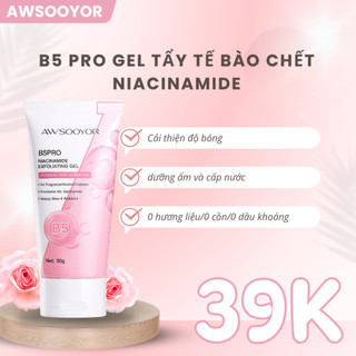 3PC 49.000₫ AWSOOYOR B5PRO Gel Tẩy Tế Bào Chết Cho Mặt Và Cơ Thể Combo Dùng Lâu, Giúp Da Sáng Hơn, Mịn Màng