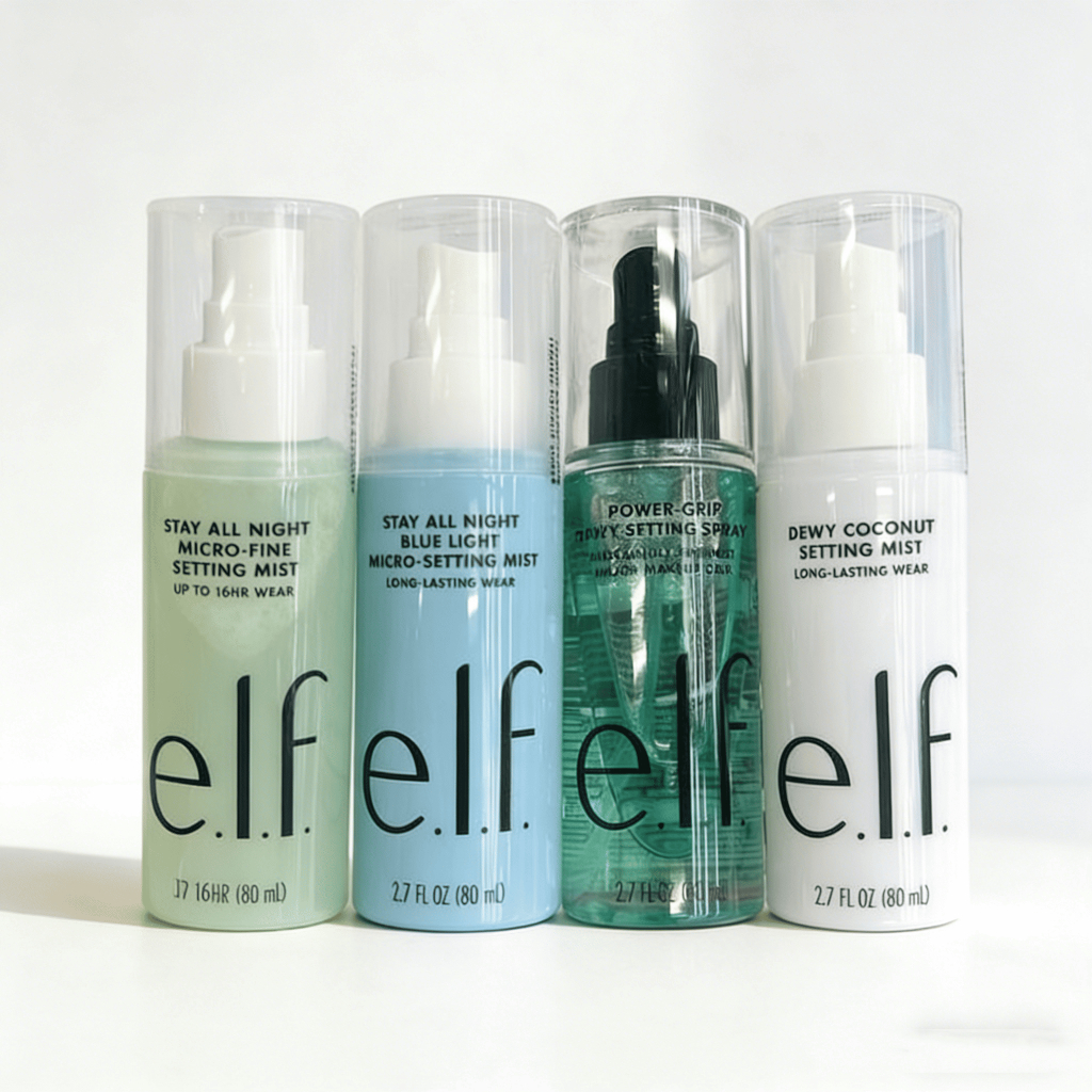 Xịt Khóa Makeup e.l.f Stay All Night 16H 80ml/e.l.f Dewy Coconut Căng Bóng Tự Nhiên