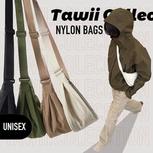 Tawii. Túi đeo chéo Nam Nữ đeo vai đơn phong cách Nhật Bản Chống nước túi ngực Túi đa năng nhiều