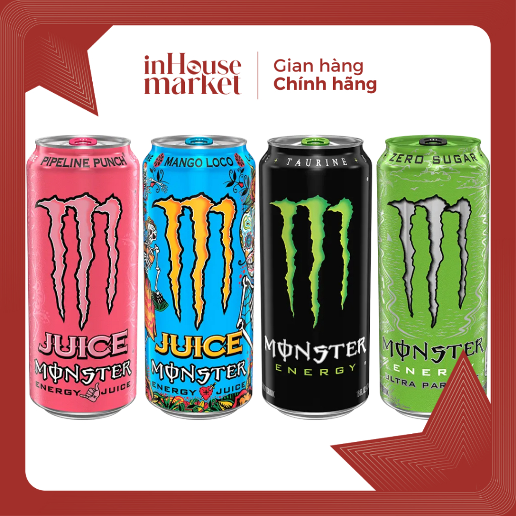 Monster Energy - Nước Tăng Lực Giá Tốt, Chính Hãng, Đảm Bảo | Shopee ...
