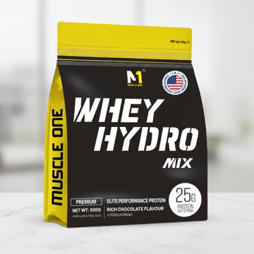 WHEY HYDRO MIX 500g – Whey Thủy Phân 25g Protein – Whey Protein Tăng Cơ Phục Hồi Nhanh – MUSCLE ONE