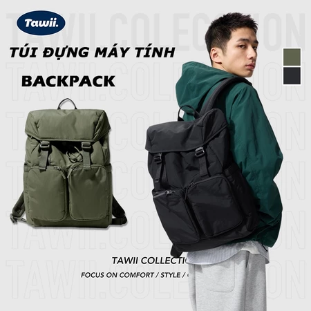 Tawii Balo Nam Nữ Cặp Chống Nước Balo đựng laptop Balo du lịch Công suất lớn Ba lô